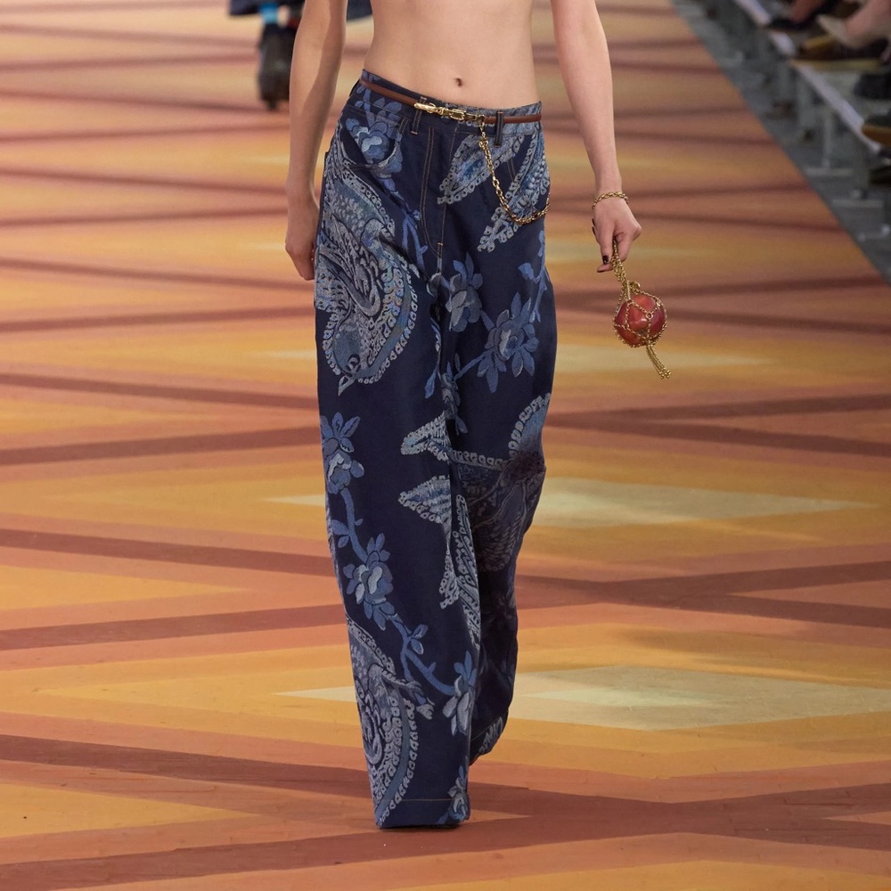 Etro jacquard denim pants - Picture 3 of 14